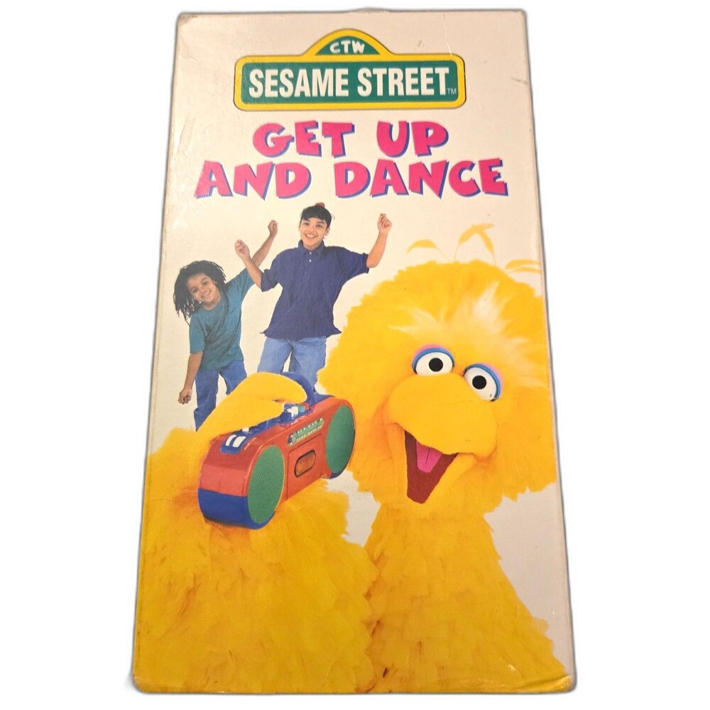 Sesame Street – Get Up and Dance VHS 1997 Big Bird